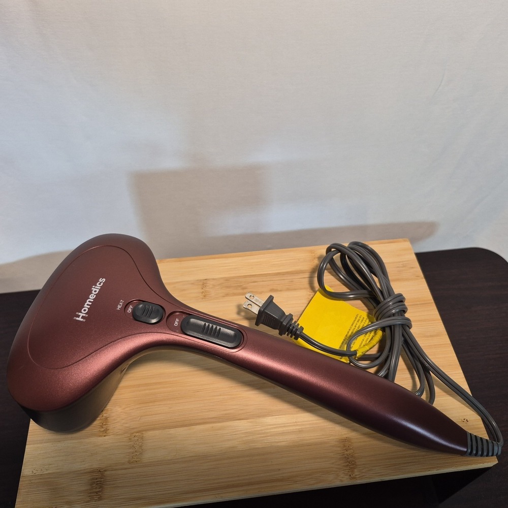 HoMedics‎ Compact Percussion Handheld Heated Massager HHP-285HJ Muscle Relief